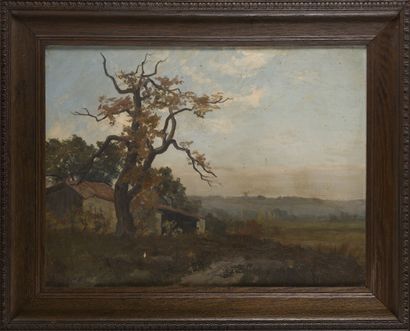 null Léon BOPP DU PONT (1848-1903)
Gironde landscape
Oil on canvas signed lower left.
46...