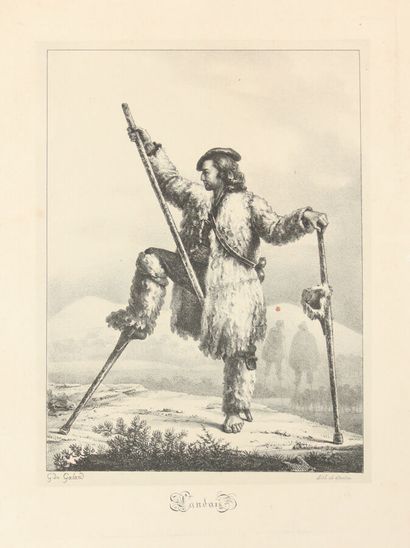Gustave de GALARD et Cyprien GAULON
Landais
Lithographie...