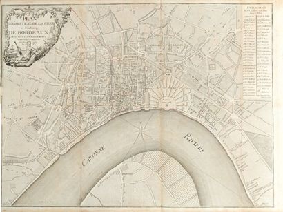 GEOMETRICAL PLAN OF THE CITY OF BORDEAUX...