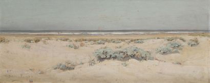 null William DIDIER-POUGET (1864-1959)
Les Choux de mer, Cap Ferret, 1888
Huile sur...