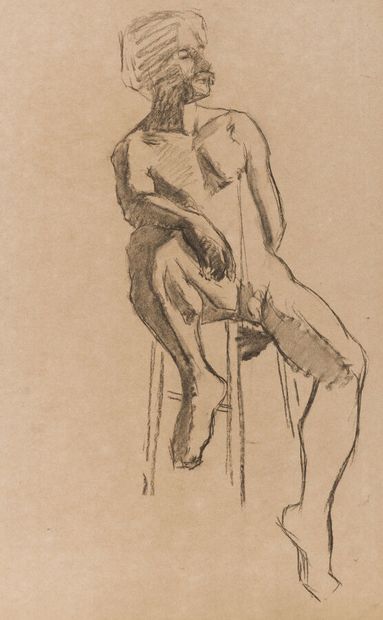 null Joseph LÉPINE (1867-1943)
Etudes de modèles et académies d'hommes
Quatorze dessins...