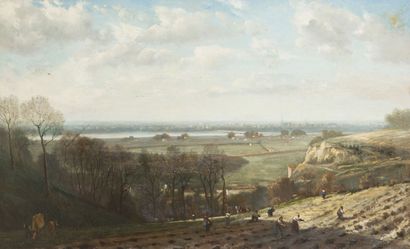 Tristan LACROIX (1849-1914)
View of the Garonne...