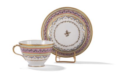 Bordeaux

Porcelain tea cup and saucer decorated...