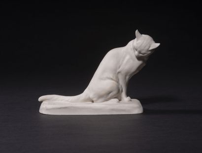 null Sevres

Statuette in cookie representing a cat sitting.

Signed L. Riché on...