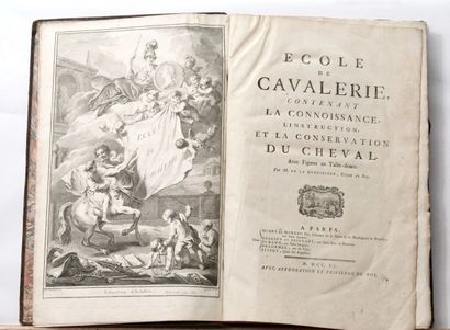 null Équitation - Hippologie
LA GUÉRINIÈRE (François ROBICHON de)
École de Cavalerie...