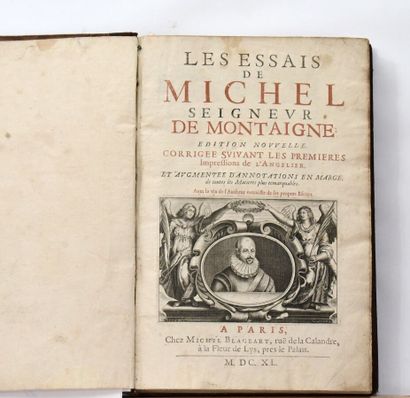 null MONTAIGNE (Michel Eyquem, seigneur de)
Les essais de Michel seigneur de Montaigne....