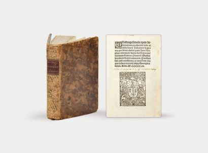 null Post incunable
MAILLARD (Olivier)
Quadragesimale opus declamatum parisiorum...