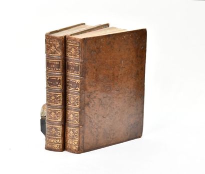 null RACINE (Jean)
OEuvres. London, Tonson & Watts, 1723.
2 volumes in-4; frontispiece...
