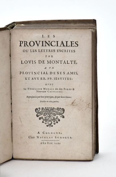 null Jansenism
[PASCAL (Blaise)
The Provinciales or letters written by Louis de Montalte...
