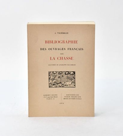 null Chasse
THIEBAUD (Jules)
Bibliographie des ouvrages français sur la chasse. Paris,...