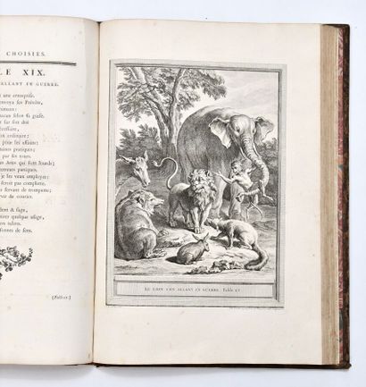 null LA FONTAINE (Jean de) - [OUDRY]
Chosen Fables, set in verse. Illustrations by...