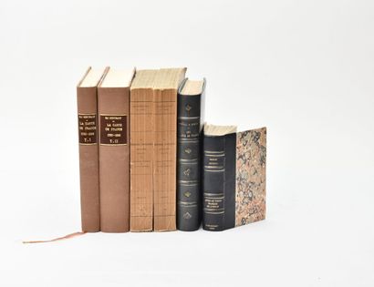 null [CARTOGRAPHIE - CÔTES de FRANCE]
Réunion de 4 ouvrages (6 volumes) :
- BERTHAUT,...