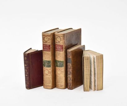 null VARIA
Réunion de 5 volumes :
- Beautés de l'histoire des voyages, ou le La Harpe...