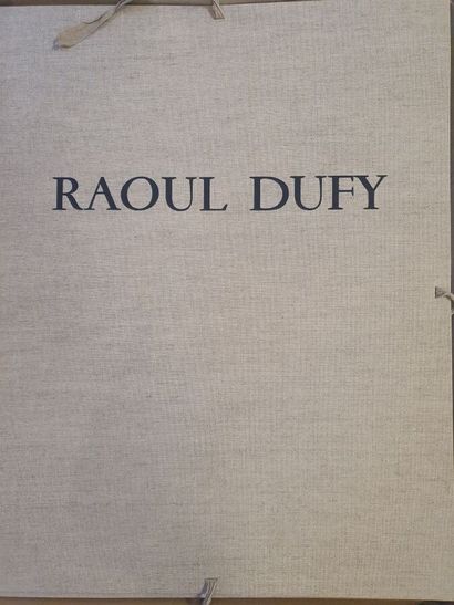 null ALBUM LÉVY - Raoul DUFY
Album Raoul DUFY. Portefeuille de 7 lithographies d'après...