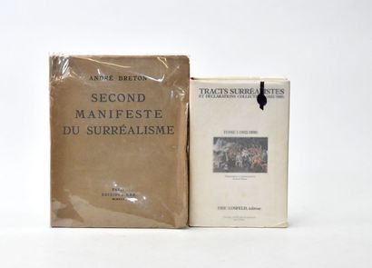 null Surréalisme
BRETON (André)
Second Manifeste du Surréalisme. Paris, Kra, 1930.
In-4...