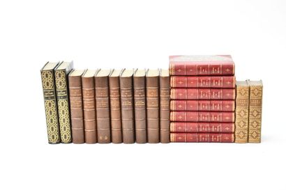 null VARIA LITTÉRATURE
Réunion de divers ouvrages (19 volumes) en éditions XIXe :
-...