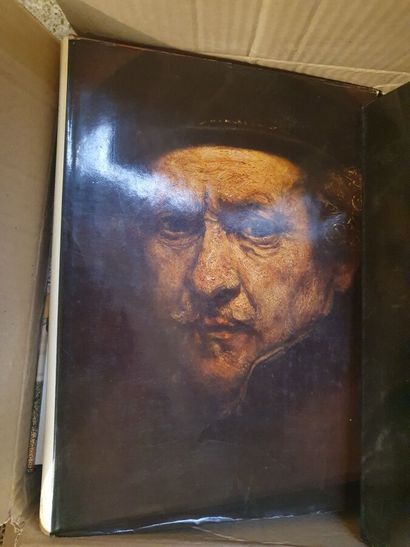 null BEAUX-ARTS
2 cartons d'ouvrages d'arts (Michel Ange, Watteau)