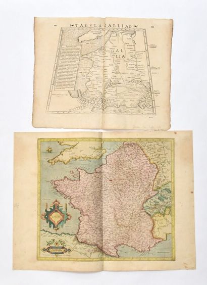 null Cartographie
MERCATOR (Gerardus)
Gallia. Mercator, 1585.
Carte rehaussée en...