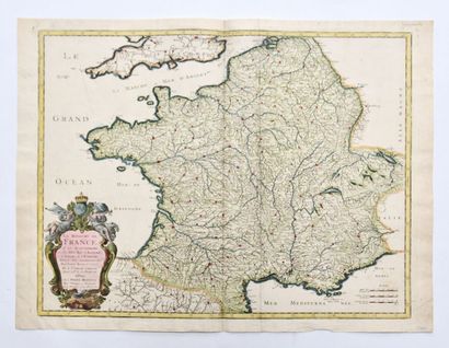 null Cartographie
[FRANCE]
Réunion de 5 cartes de la France :
- SANSON d'ABBEVILLE...