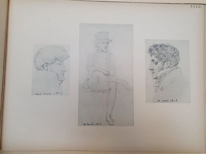 null HOUDETOT (Cte Frédéric de)
Portraits de famille dessinés de 1798 à 1840.
In-4...
