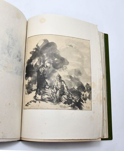 null Maroquin vert signé Cretté - Tirage sur vieux Japon avec dessins originaux
LA...