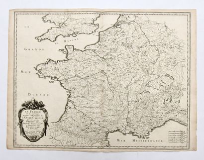 null Cartographie
[FRANCE]
Réunion de 5 cartes de la France :
- SANSON d'ABBEVILLE...