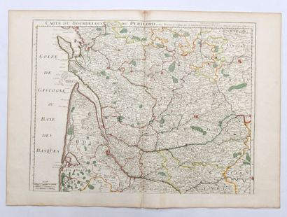 null Cartographie
DELISLE (Guillaume)
Carte du Bourdelois, du Périgord et des provinces...