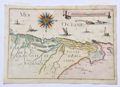 null Cartographie
TASSIN (Christophe)
Partie de la coste de Guyenne. Coste d'Arcachon....