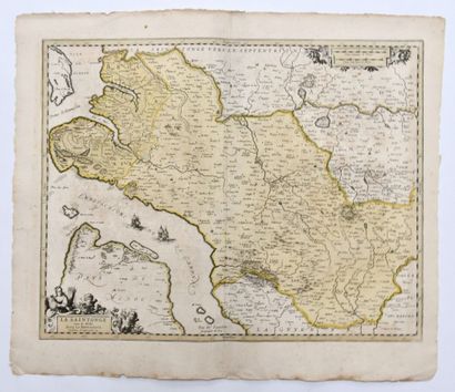 null Cartographie
SANSON (Nicolas)
La Saintonge vers le midy avecq le Brouageais,...