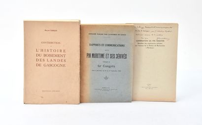 null Landes
SARGOS (Roger)
Contribution à l'Histoire du Boisement des Landes de Gascogne....