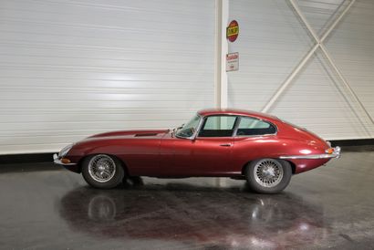 null 
JAGUAR E-type 4L2 series 1 coupe 
of 01/07/1967, one of the last models in...