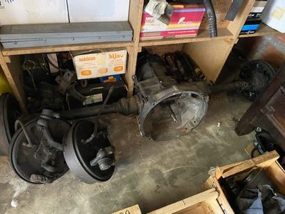 null 
A LOT OF SPARE PARTS FOR BEETLE 

including complete rear axle, cardan box,...