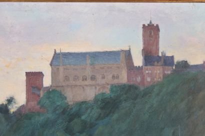 null MARIUS MICHEL (Born in 1853)

Wartburg, 1895

Oil on canvas signed lower right....