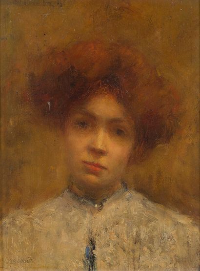 null Jean-Antoine VERGEAUD

"Portrait of a woman"

Oil on cardboard signed lower...
