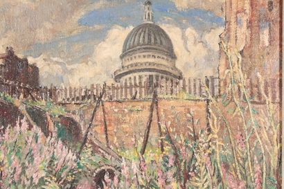 null Sydney Dennat MOSS

"London, St. Paul's Cathedral"

Oil on canvas signed lower...