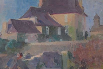 null Odette DURAND (1885-1972) dite DETT

"Étude de paysage"

Huile sur toile

24...