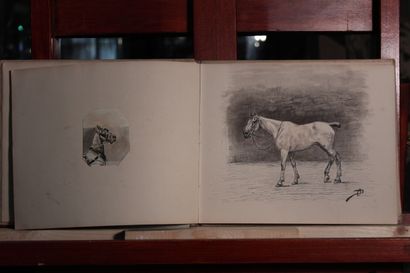 null Odette DURAND (1885-1972) dite DETT

Carnet de croquis

"Études de chevaux",...
