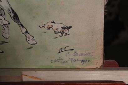 null Odette DURAND (1885-1972) dite DETT

"Jeune cavalière en amazone"

Aquarelle...