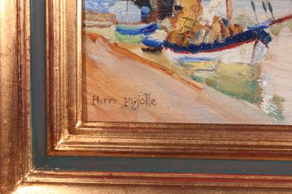 null Pierre PUJOLLE

"Port of Bordeaux".

Oil on panel, signed lower left

30,5 x...