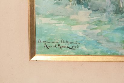 null École début XXème

"Lisière de forêt"

Aquarelle signée en bas à gauche "Raoul...