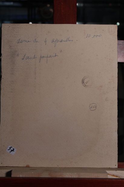 null Odette DURAND (1885-1972) dite DETT

"Le saut parfait"

Aquarelle sur papier...
