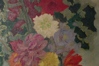 null CLEMENT-SERVEAU (1886-1972)

"Composition au bouquet et aux poires"

Huile sur...