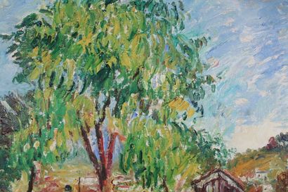 null Paul PETIT (1885-1960)

"Country scene".

Oil on canvas signed lower left

60...