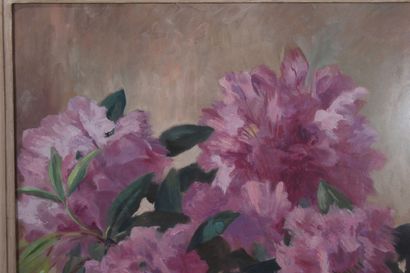 null Odette DURAND (1885-1972) known as DETT

"Bouquet of peonies

Oil on paper signed...