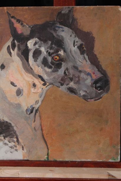 null Odette DURAND (1885-1972) known as DETT

"Roxanne"

Portrait of a great dane

97...