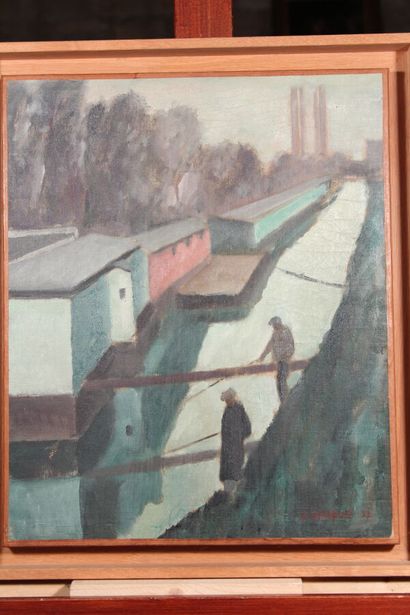 null Jean BERQUE (1896-1954)

"Pêcheurs", 1927

Huile sur toile, signée et datée...
