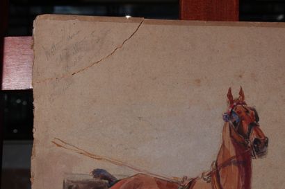 null Odette DURAND (1885-1972) dite DETT

"Études de chevaux"

Ensemble de 6 aquarelles...