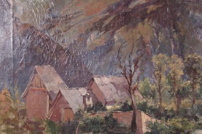 null Louis-Charle WHURER (XIX-XXème)

"Paysage montagneux. Alpes"

Huile sur toile...