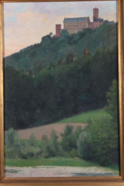 null MARIUS MICHEL (Born in 1853)

Wartburg, 1895

Oil on canvas signed lower right....