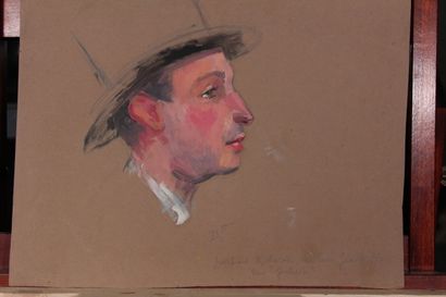null Odette DURAND (1885-1972) dite DETT

"Portrait à cheval du Baron Jean d'Artiste...